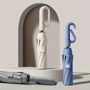 30 Knochen-Winddichter Automatikschirm - Robust, Langlebig und für jedes Wetter geeignet