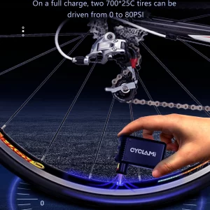 Mini Elektrische Luftpumpe – Tragbarer Fahrrad-Kompressor mit Presta- und Schrader Ventil