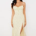 Elegantes Floral-Bodycon-Kleid für Damen – Sommer 2024 Strand- & Streetwear