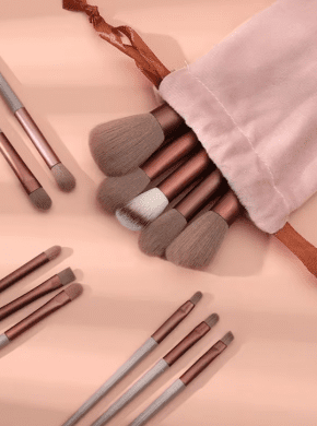 13 teiliges Make-up-Pinsel Set – Weiche Beauty-Pinsel für Gesicht und Augen mit kostenlosem Etui